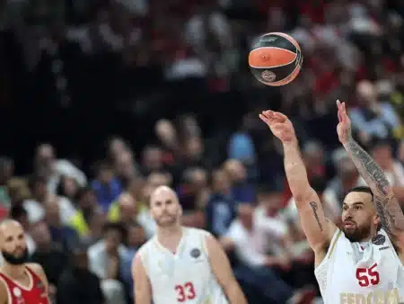 Final Four Euroliga 2025: Mónaco es la sorpresa y derrota 78-68 a Olympiacos