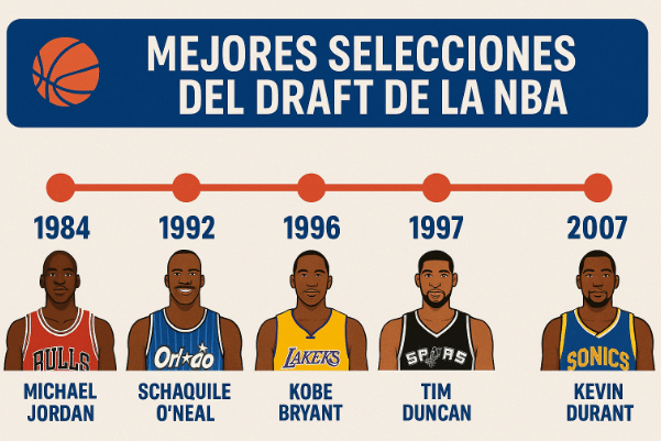 Draft NBA: Mejores selecciones del draft 1984-2007